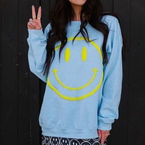 Dress in LALA sweatshirt